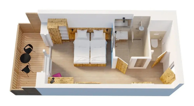 Номер Standard с красивым видом из окна COOEE alpin Hotel Dachstein