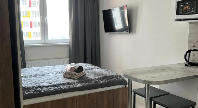 Двухместная студия Malina Apartment (Малина Апартмент) на улице Липовой Рощи 4 корпус 3
