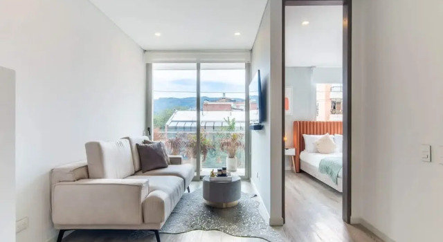 Amazing 1BR in Usaqu n, Rezerwuj Apartament Bogota Kolumbia