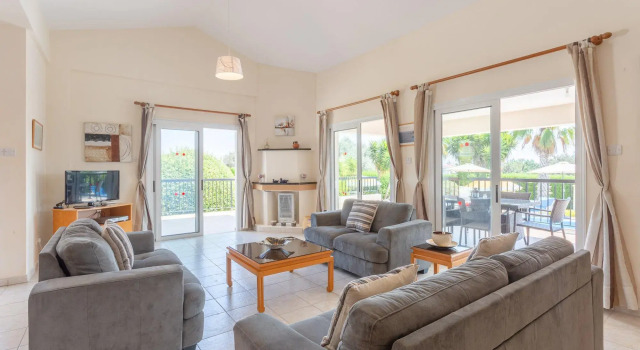 Villa Chrystalla Large Private Pool Walk to Beach Sea Views A C Wifi - 2186