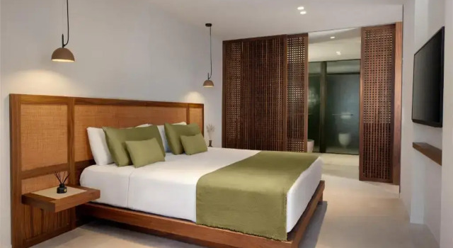 Люкс с бассейном Deluxe с 2 комнатами с панорамным видом на море Royal Hideaway Corales Villas