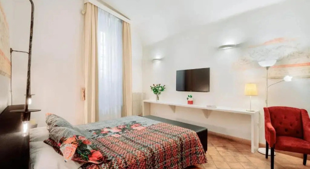 Yhden hengen Sviitti parvekkeella Relais Giulia