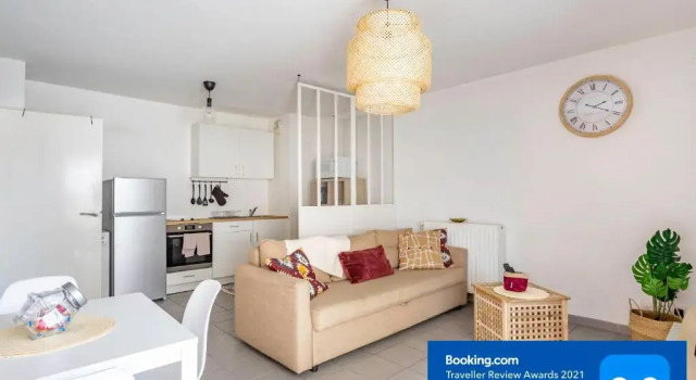 Appartement Lac rose - Parking, Métro, jusqu'à 4 personnes
