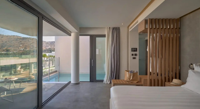 Полулюкс с видом на внутреннюю территорию Lindos Grand Resort & Spa