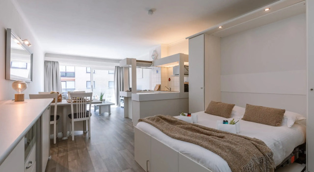 Warm studio with sea view in the centre of Middelkerke