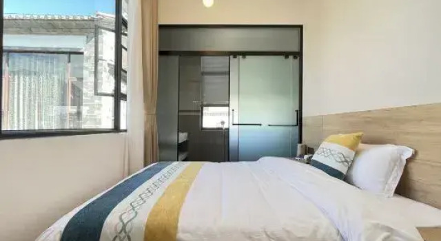 Кровать в общем номере Dali Ocean View Inn (Erhai Branch)