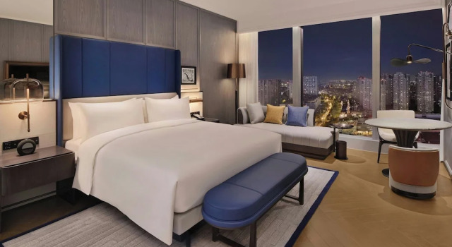 Двухместный номер Deluxe с видом на город Le Meridien Nantong
