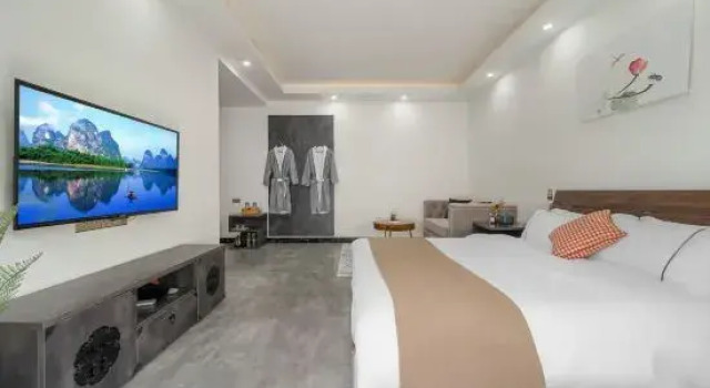 Люкс с видом на восход Shenshan Miju Homestay (West Street Store, Yangshuo County, Guilin City)