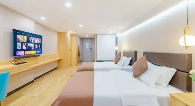 Семейный люкс Дуплекс c 1 комнатой Mengsiyuan Apartment