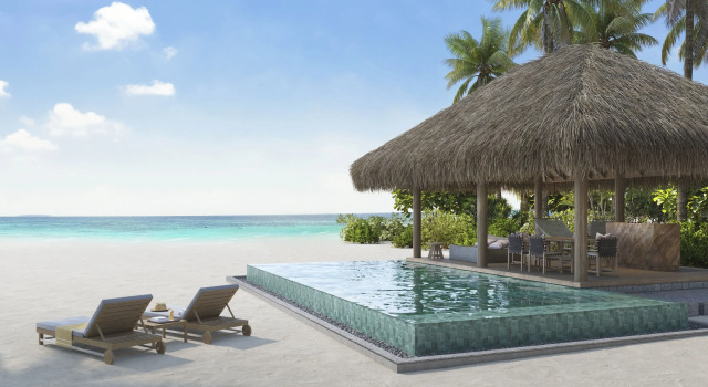 Retreat With Pool Beach с 2 комнатами Six Senses Kanuhura