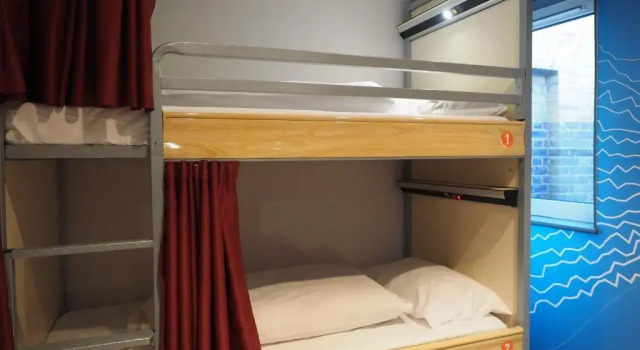 Кровать в общем номере St Christophers Inn Liverpool Street