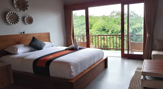 Люкс с балконом Bhuana Shanti Homestay Ubud