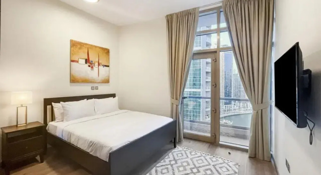 Enjoy Marina View at Modern 3BR APT, Забронировать Отель Дубай Эмират Дубай, рядом с Dubai Marina Yacht Club