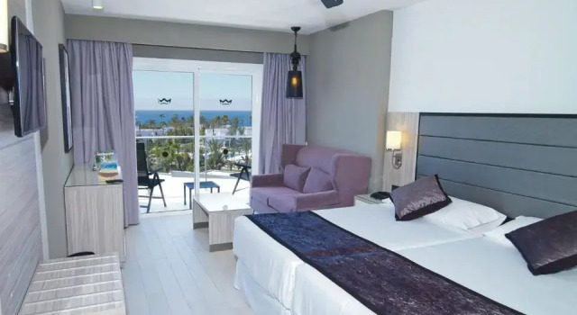 Двухместный номер с частичным видом на море Hotel Riu Palace Meloneras