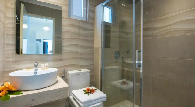 Апартаменты c 1 комнатой с видом на сад Kastro Beach Apartments