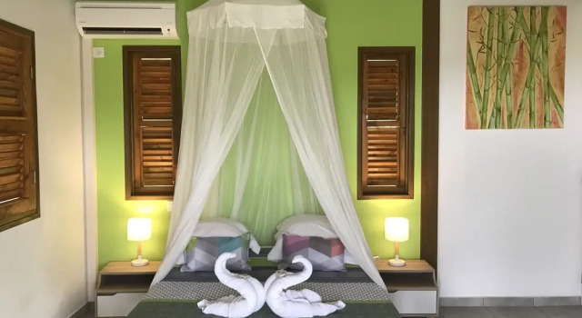 Двухместное шале с видом на море Résidence Paradis Tropical