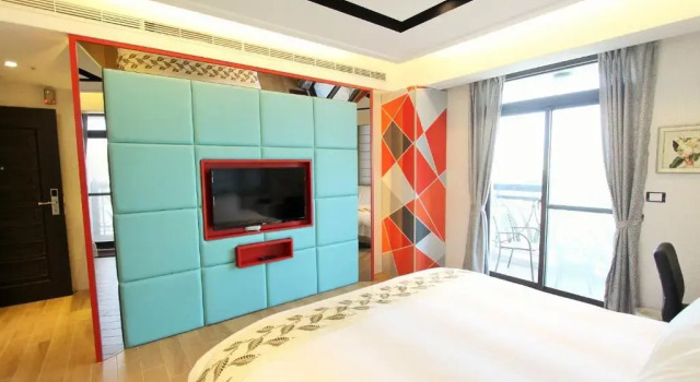 Двухместный номер Standard с балконом и с частичным видом на море Hualien Flora B&B