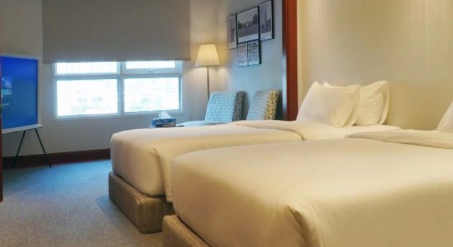 Manor Studio near CBD, 2 Twin Beds view Landmark81, Забронировать Отель Отели Хошимина 3 звезды, 3*