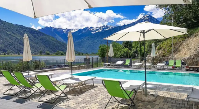 Апартаменты Dascio Oasi Ferienwohnung Dachterrassen am See
