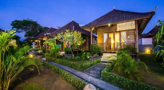 Бунгало с частичным видом на море Bali Belva