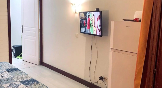 Studio a Sainte Anne a 600 m de la plage avec piscine partagee terrasse amenagee et wifi