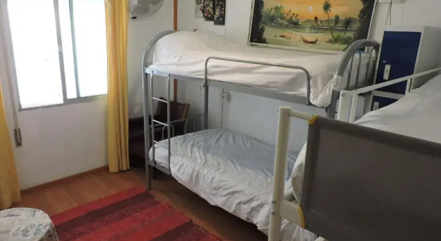 Кровать в общем номере Hostel El Cascabel