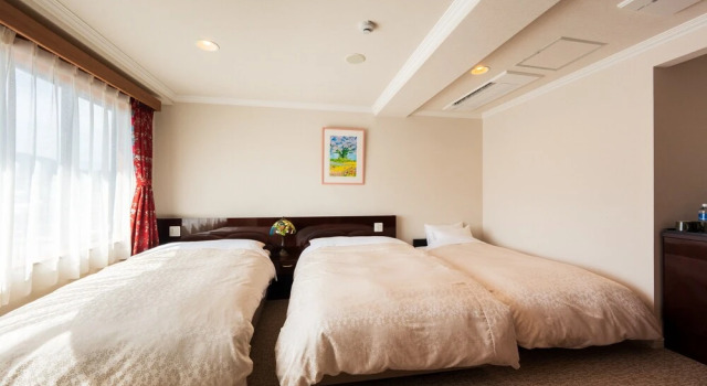 Трёхместный номер Standard BeppuOnsen Hotel Sansenkaku