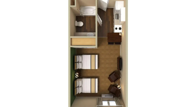 Студия Extended Stay America Suites - Boston - Marlborough