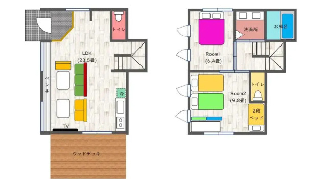 Коттедж ビタミンハウス伊豆高原 - vitaminhouse IZUKOGEN
