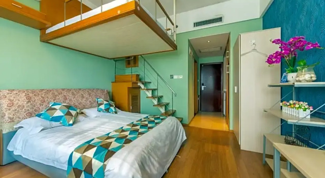 Двухместный номер Standard Дуплекс Hangzhou Yilin Apartment Hotel