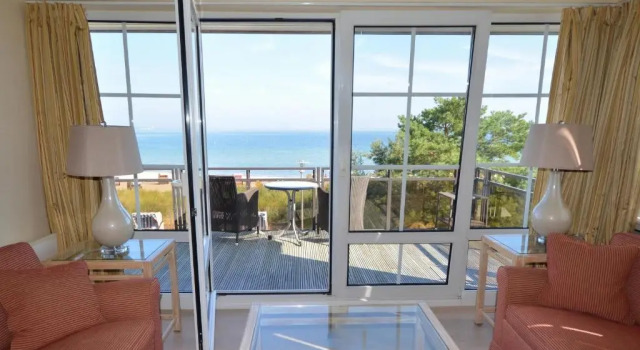 Люкс с видом на море Strandhotel Miramar