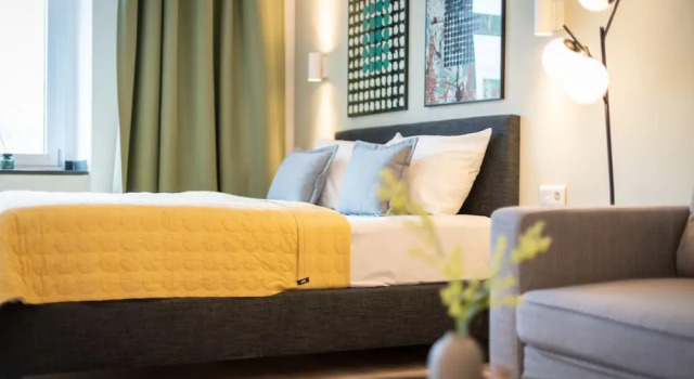 Студия Deluxe BRIGHT Dortmund City Center