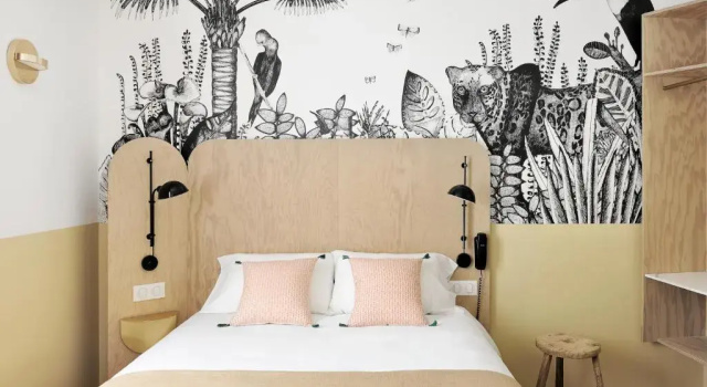 Двухместный номер Deluxe Caulaincourt Montmartre by Hiphophostels