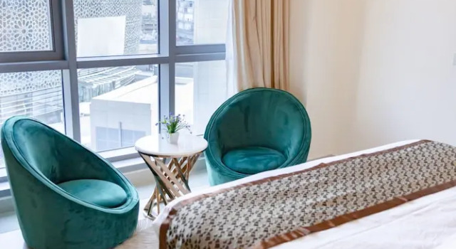Апартаменты Comfort с 3 комнатами с балконом Bravoway Standpoint Tower B in Downtown