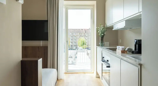 Одноместная студия с балконом Numa Copenhagen Nørrebro