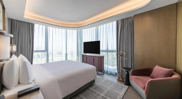 Двухместный клубный номер Standard с панорамным видом HUALUXE Xi an Chanba by IHG