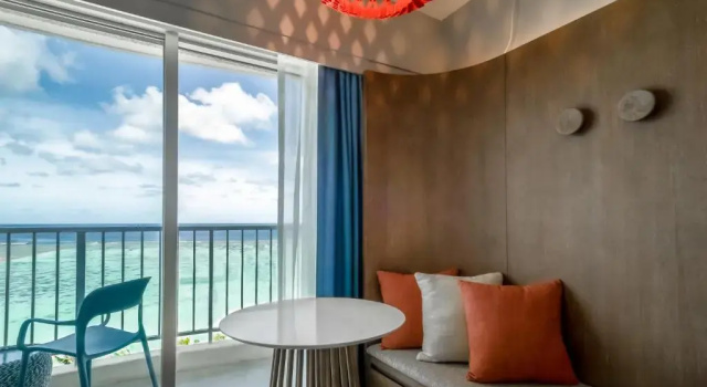Habitación doble club Premium frente al océano Crowne Plaza Resort Guam