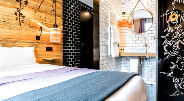 Четырёхместный семейный номер Standard Hotel Restaurant Au Boeuf Couronné