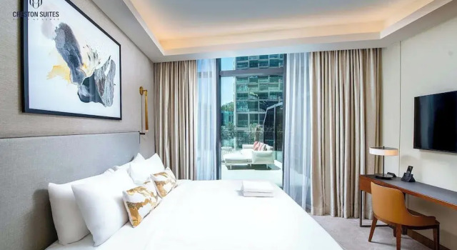 Creston Suites Vacation Homes Rental - Address Opera Residences, Забронировать Апарт-отель Дубай Эмират Дубай, рядом с Дубайский аквариум