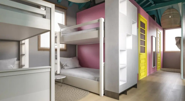 Кровать в общем номере Hostel Lolamento