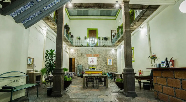 Hostal Santo Domingo, Rezervovat Hotel Hotely v State of Puebla se snídaní, Snídaně
