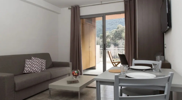 Студия Luxury Résidence Hotelière Capu Seninu