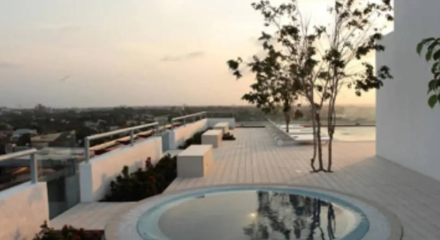 Апартаменты Modern 3BDR Apt at Villaggio - Rooftop Pool Skybar
