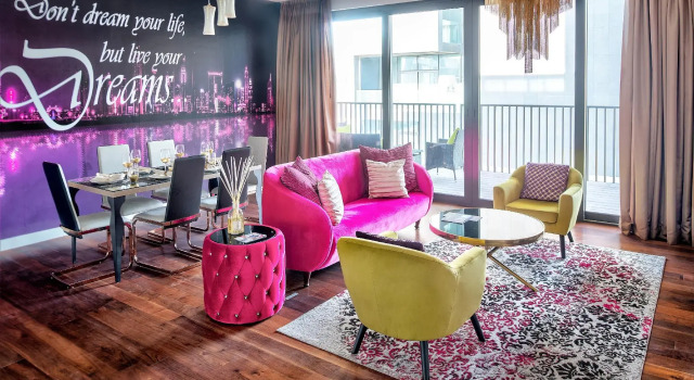 Dream Inn - City Walk 3 Bed Stunning Apartment, Забронировать Апартаменты/квартира Отели Дубая с бассейном, рядом с Mercato Shopping Mall, Бассейн