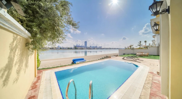 Вилла Exclusive 6BR Palm Villa w Private Pool and Beach