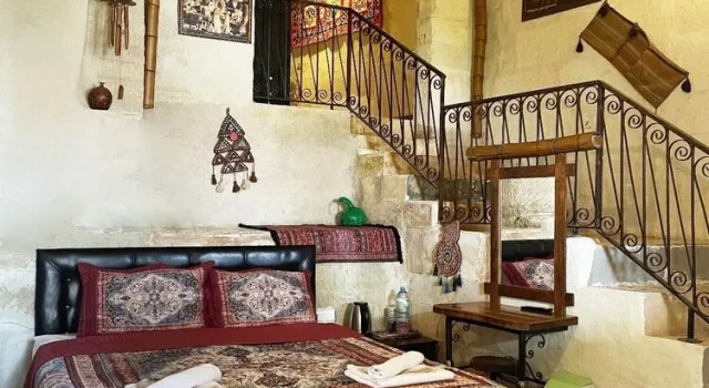 Четырёхместный семейный номер Standard Avlu Cave House