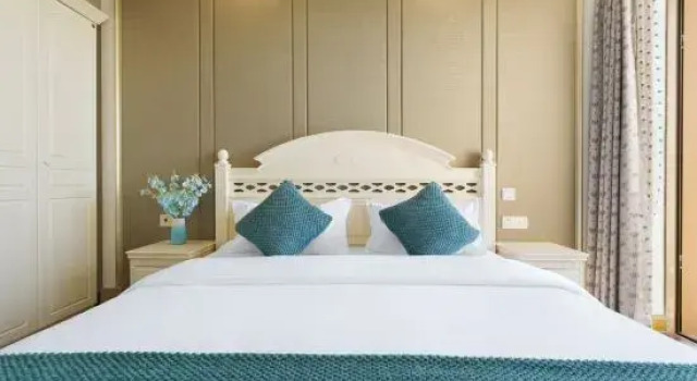 Люкс Deluxe с 2 комнатами с видом на море Clearwater Bay Coral Palace Love Lily Seaview Holiday Apartment