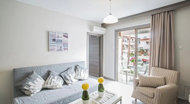 Апартаменты c 1 комнатой с балконом и с видом на город Ayia Napa Holiday Apartment So3