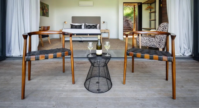 Люкс Deluxe с балконом Sungulwane Private Game Lodge