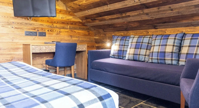 Номер Comfort Hôtel Alpina & SPA - Restaurant Oxalis